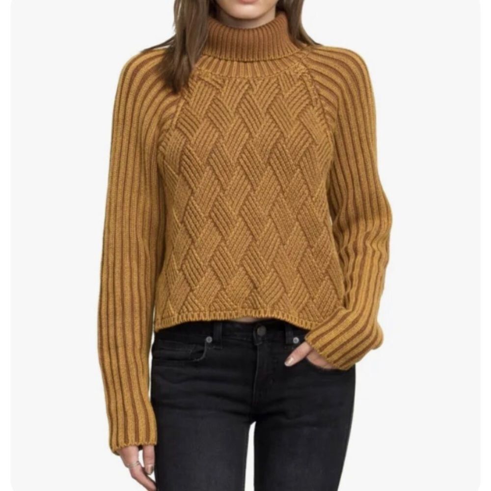 RVCA mate check sweater